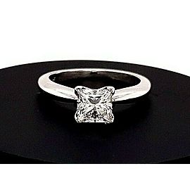 Princess Cut Diamond 1.03 Carat J SI2 GIA Solitaire Engagement Ring