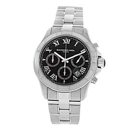 Men's Raymond Weil Parsifal 7260-ST-00208 Steel Chrono Date Automatic 41MM Watch