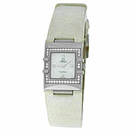 Ladies Omega Constellation Quadra 1835.76.56 Quartz MOP Diamond Watch