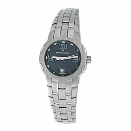 Ladies' Maurice Lacroix Milestone MS1013-SS002-310 Steel $1550 Quartz 29MM Watch