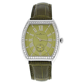 Ladies Van der Bauwede Lady Legend Diamond Silver 800 Quartz 34MM Watch