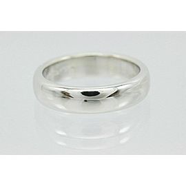 Tiffany & Co Lucida Platinum Wedding Ring Band 4.5mm $1,775 Retail