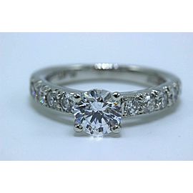 Scott Kay Platinum Diamond Engagement Ring Semi Mount 0.52 tcw