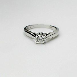 Hearts on Fire Dream Cut Diamond Engagement Ring 0.44 cts 18k White Gold