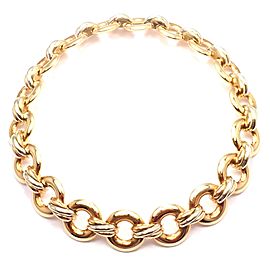 Cartier Trinity 18k Multi Color Gold Round Link Necklace