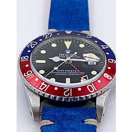 VINTAGE Rolex GMT Master 1675 Pepsi Red and Blue Stainless Steel 1960