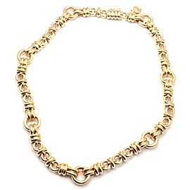 Authentic Chopard Les Chaines 18k Yellow Gold Link Necklace