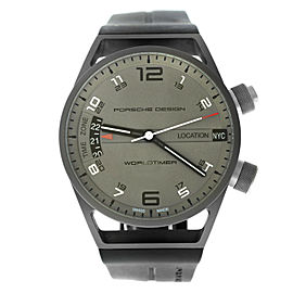 Porsche Design Worldtimer P6750 6750.10.24.1180 Titanium 45MM Watch