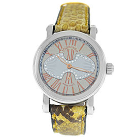 Tourneau Gotham Metro MID-GLDFOL-DD Ladies Diamond Steel 35MM Automatic Watch