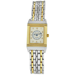 Jaeger-Lecoultre Reverso 260.5.08 18K Yellow Gold Steel 20MM Quartz Watch