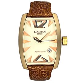 Locman Panorama REF. 152 18K Rose Gold Swiss ETA 2824-2 Automatic Men's Watch