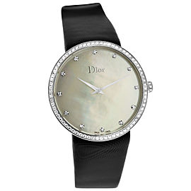 Christian Dior La D de Dior CD043114A001 Ladies MOP Diamond 38MM Quartz Watch