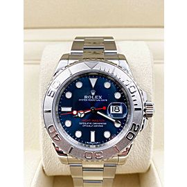 Rolex 116622 Yacht Master Blue Dial Platinum Stainless Steel