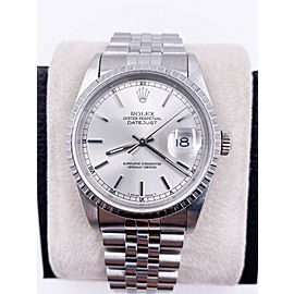 Rolex Datejust 16220 Silver Dial Stainless Steel