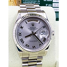 Rolex President Day Date 118239 Roman Dial 18K White Gold