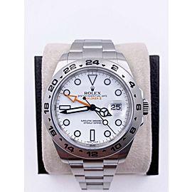 Rolex 216570 Explorer II White Dial Stainless Steel