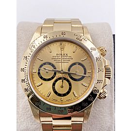 Rolex Daytona 16528 Cosmograph Zenith Movement Inverted 6 18K Yellow Gold