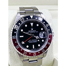 Rolex GMT Master II 16710 Red and Black Coke Bezel Stainless Steel