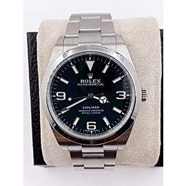 Rolex Explorer 214270 Black Dial 39mm Stainless Steel