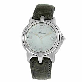 Men's Unisex Bertolucci Pulchra Vir 123 41 Steel Date Quartz 36MM Watch