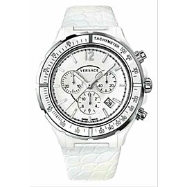 Versace DV One Steel Ceramic Chrono 43MM 28CCS1D001 S001 Quartz Watch