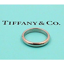 Tiffany & Co Lucida Platinum Wedding Band Ring 3mm wide