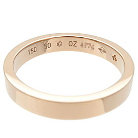 Authentic Cartier Engraved 1P Diamond Ring Rose Gold #50 US5-5.5 EU50 Used F/S