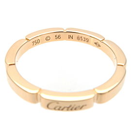 Authentic Cartier maillon Panthère Ring K18 Yellow Gold #56 US7.5 EU56 Used F/S