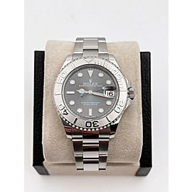 Rolex Midsize 268622 Yacht Master Rhodium Dial Platinum Steel