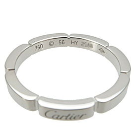 Authentic Cartier maillon Panthère Ring K18 White Gold #56 US7.5 EU56 Used F/S