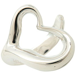 Auth Tiffany&Co. Open Heart Ring Medium SV925 Silver #11.5 US6 EU52 Used F/S