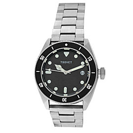 Tsovet JMT-DW42 Mens Stainless Steel Date Automatic Diver 42MM Watch