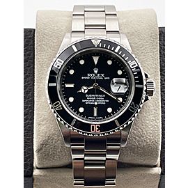 Rolex Submariner Date Black Stainless Steel REHAUT 2008 Rare