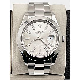 Rolex Datejust 41 Silver Dial Stainless Steel