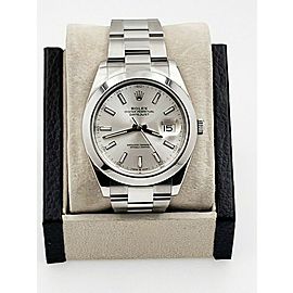 Rolex Datejust Silver Dial Stainless Steel