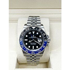 Rolex 126710BLNR GMT Master II Batman Batgirl Black Blue Steel