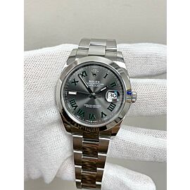 Rolex 126300 Datejust 41 Wimbledon Dial Stainless Steel