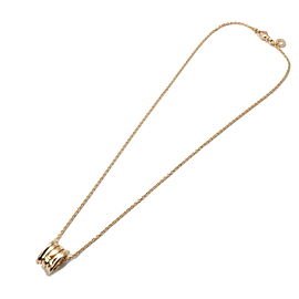 Authentic BVLGARI B-zero1 Necklace K18YG 750 Yellow Gold Used F/S