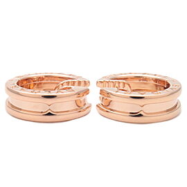 Authentic BVLGARI B-zero1 Earrings K18PG 750 Rose Gold Used