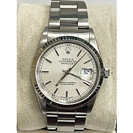 Rolex Datejust Silver Dial Stainless Steel