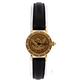 Corum 1878 Eagle 1K Yellow Gold Quartz Ladies Watch