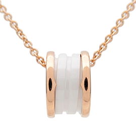 Auth BVLGARI B-zero1 Necklace Ceramic