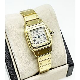 Cartier Ladies Santos Automatic 18K Yellow Gold