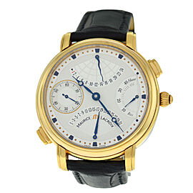 Maurice Lacroix 18K Gold Calendar GMT Double Retrograde Manual