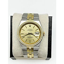 Rolex AUTOMATIC RARE Datejust 14K Yellow Gold Stainless Steel