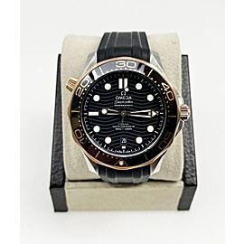 Omega Seamaster Diver Rose Gold Steel Rubber 2021