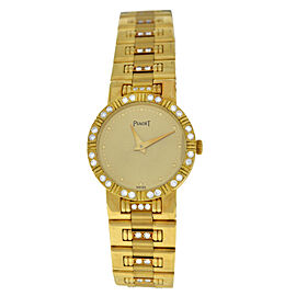 PIAGET Dancer 18K Gold Diamonds Quartz Ladies