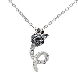 Authentic Ponte Vecchio Black Diamond Necklace