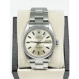 Rolex Datejust 16030 Silver Dial Stainless Steel