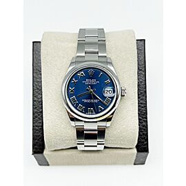 Rolex Datejust Midsize 278240 Blue Roman Dial Steel